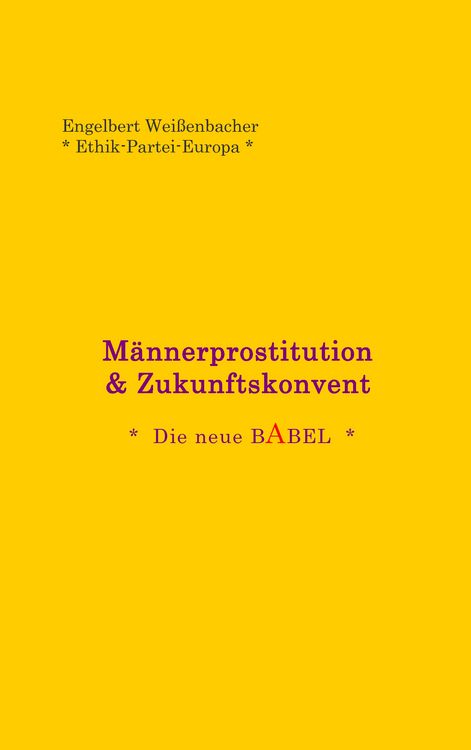 Produktbild: M&auml;nnerprostitution & Zukunftskonvent