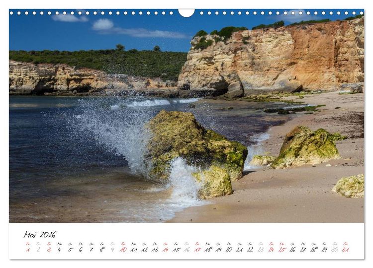 Produktbild: Portugals S&uuml;den - Die Algarve (Wandkalender 2026 DIN A3 quer), CALVENDO Monatskalender