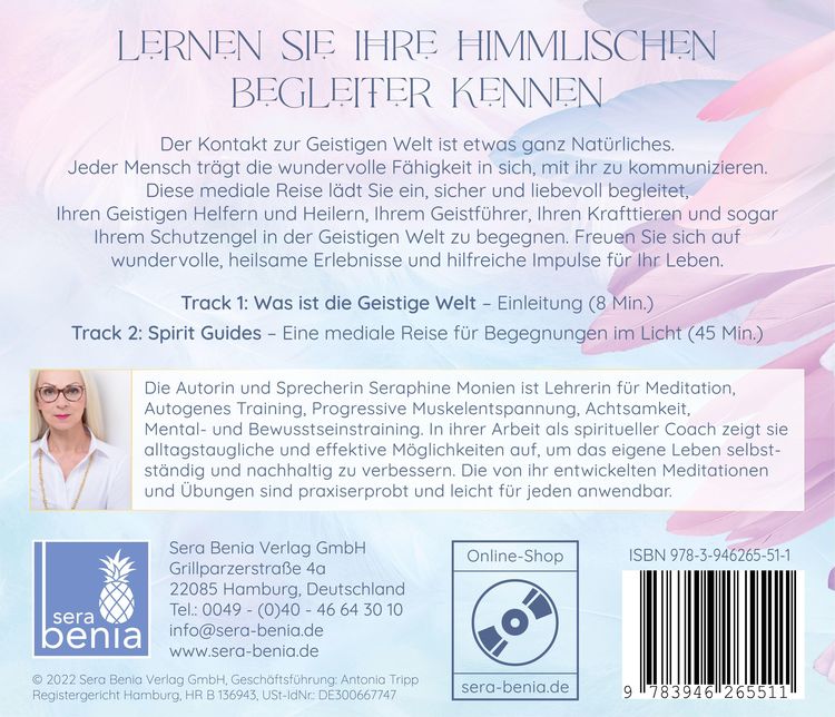 Produktbild: Spirit Guides Meditation {geistige Welt, Geistf&uuml;hrer, geistige Helfer, Krafttier, Engel, Erzengel, Schutzengel} gef&uuml;hrte Meditation CD | gesunde Spiritualit&auml;t