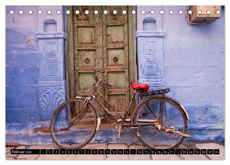 Produktbild: Farbenfrohes aus Indien (Tischkalender 2026 DIN A5 quer), CALVENDO Monatskalender