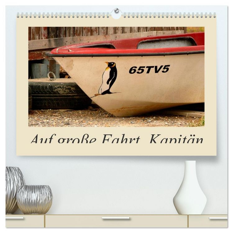 Produktbild: Auf gro&szlig;e Fahrt, Kapit&auml;n (hochwertiger Premium Wandkalender 2026 DIN A2 quer), Kunstdruck in Hochglanz