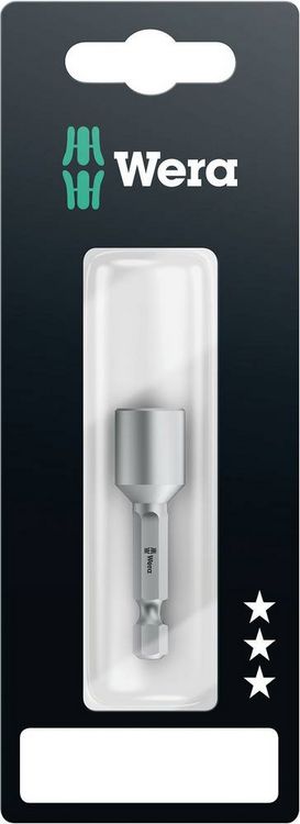 Produktbild: Wera 869/4 M 05073510001 Steckschl&uuml;ssel-Maschinenaufnahme 3/8 Zoll Antrieb 1/4" (6.3 mm) 50 mm 1 St.