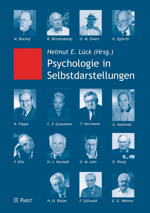 Produktbild: Psychologie in Selbstdarstellungen