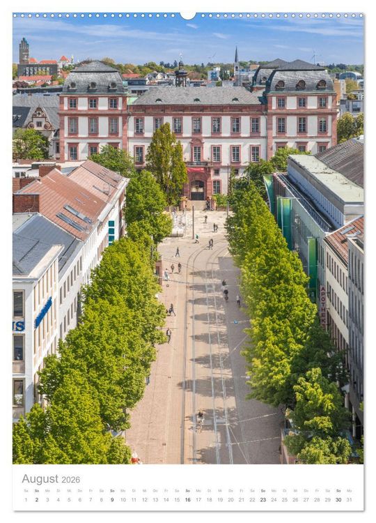 Produktbild: Meine Stadt Darmstadt (hochwertiger Premium Wandkalender 2026 DIN A2 hoch), Kunstdruck in Hochglanz