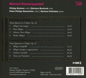 Produktbild: Brahms & Gernsheim: Piano Quartets,Vol. 2