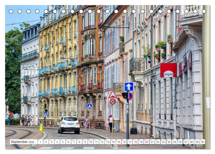 Produktbild: Mulhouse - Das s&uuml;dliche Tor der els&auml;ssischen Weinstra&szlig;e (Tischkalender 2026 DIN A5 quer), CALVENDO Monatskalender