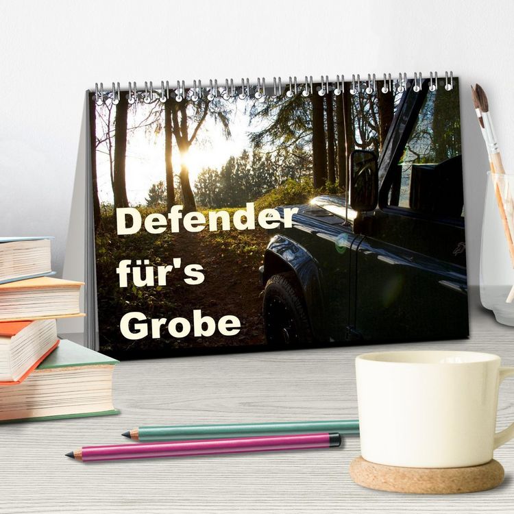 Produktbild: Defender f&uuml;r's Grobe (Tischkalender 2026 DIN A5 quer), CALVENDO Monatskalender