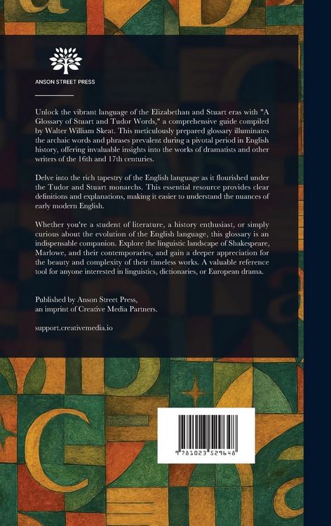 Produktbild: A Glossary of Tudor and Stuart Words, Especially From the Dramatists
