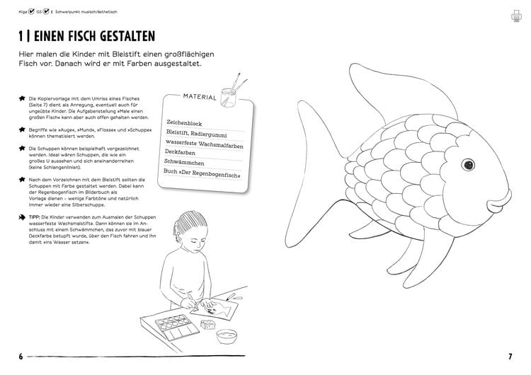 Produktbild: Das Regenbogenfisch-Begleitbuch