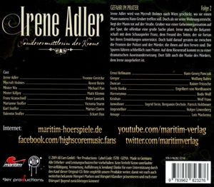 Produktbild: Irene Adler - Gefahr im Prater, 1 Audio-CD