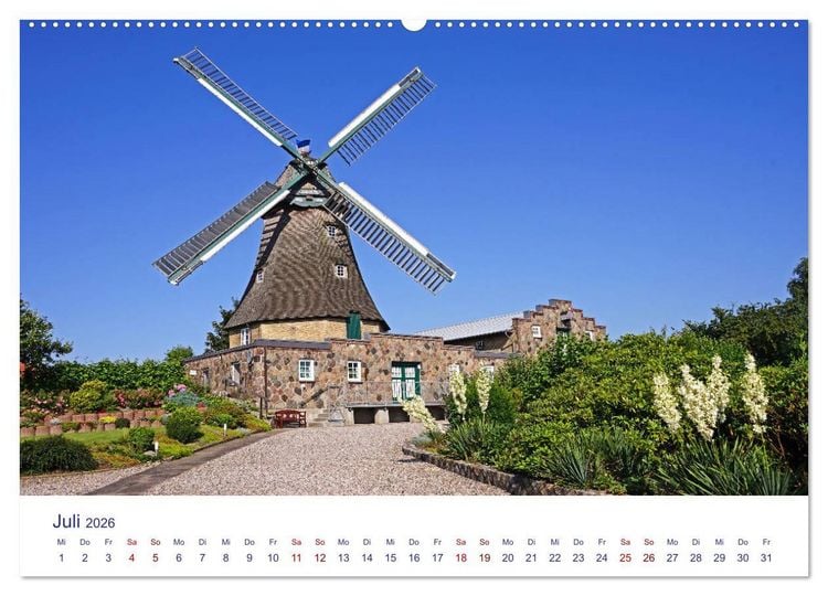 Produktbild: Radtouren ab Eckernf&ouml;rde (hochwertiger Premium Wandkalender 2026 DIN A2 quer), Kunstdruck in Hochglanz