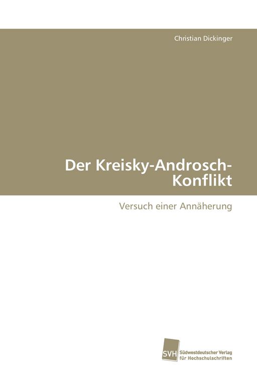 Produktbild: Der Kreisky-Androsch-Konflikt