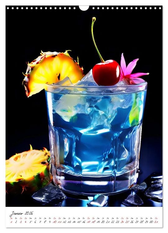 Produktbild: Mixology Meisterwerke (Wandkalender 2026 DIN A3 hoch), CALVENDO Monatskalender
