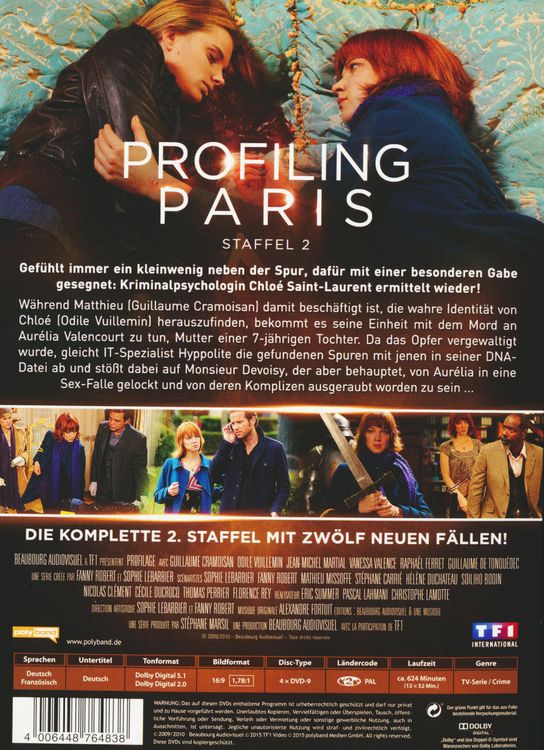 Produktbild: Profiling Paris - Staffel 2 [4 DVDs]