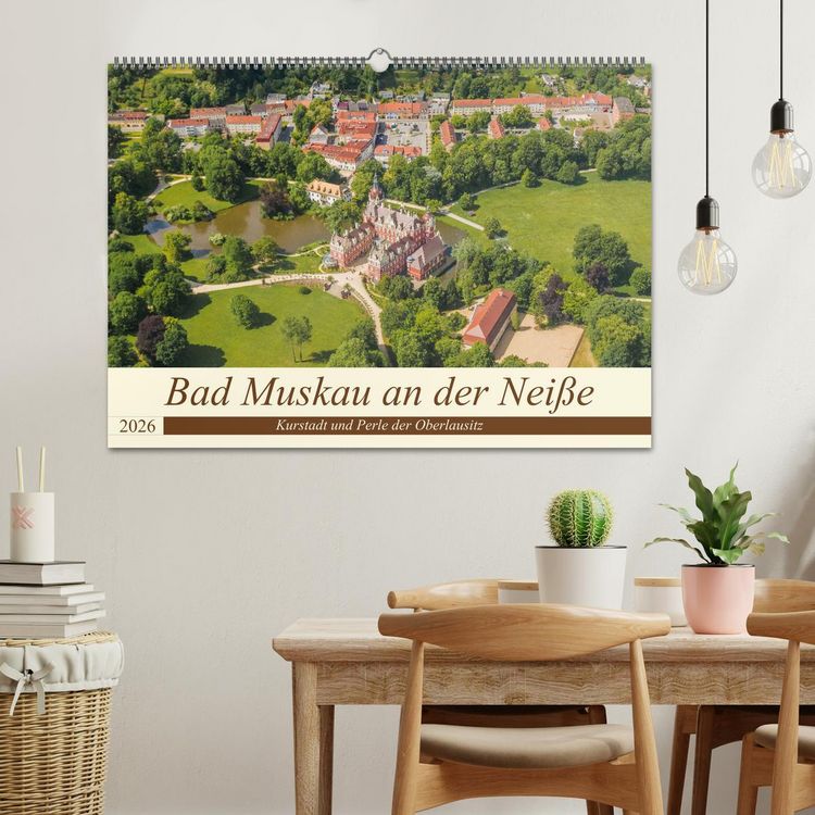 Produktbild: Bad Muskau an der Nei&szlig;e (Wandkalender 2026 DIN A2 quer), CALVENDO Monatskalender