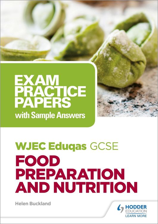 Produktbild: WJEC Eduqas GCSE Food Preparation and Nutrition: Exam Practice Papers with Sample Answers