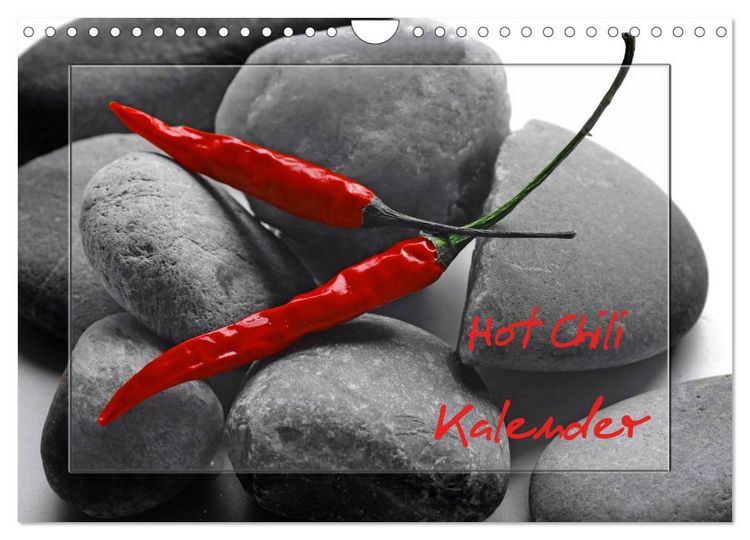 Produktbild: Hot Chili K&uuml;chen Kalender (Wandkalender 2026 DIN A4 quer), CALVENDO Monatskalender