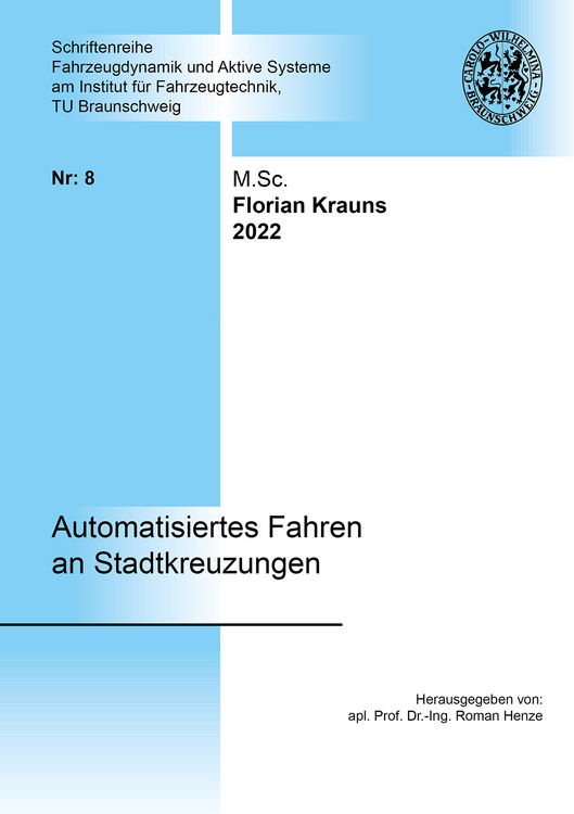 Produktbild: Automatisiertes Fahren an Stadtkreuzungen