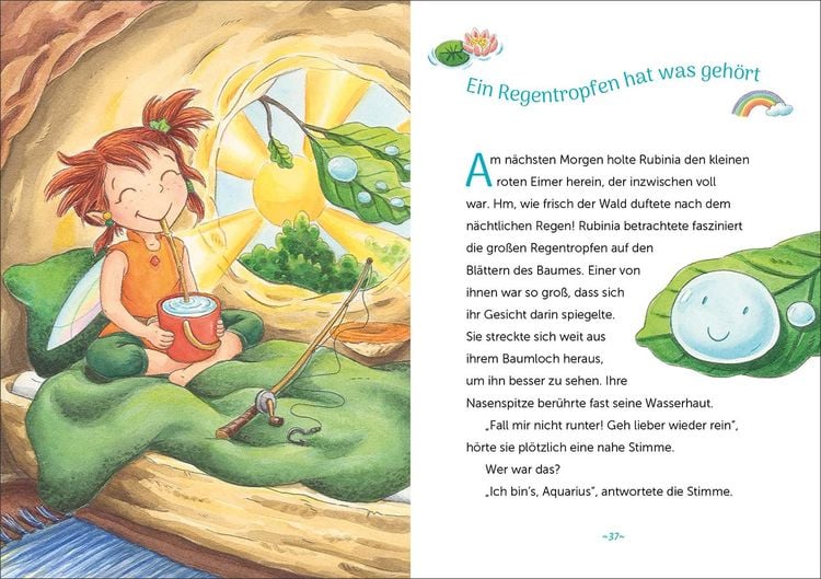 Produktbild: Rubinia Wunderherz, die mutige Waldelfe (Band 3) - Der verschwundene Fluss