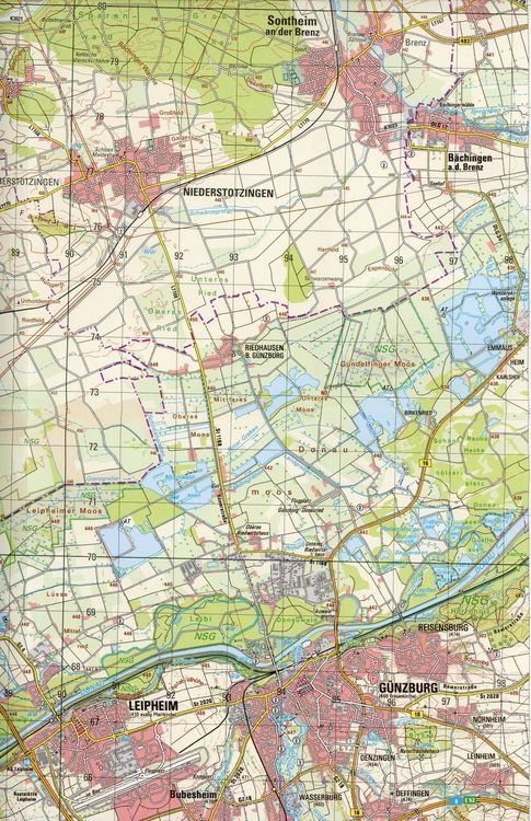 Produktbild: G&uuml;nzburg 1 : 50 000