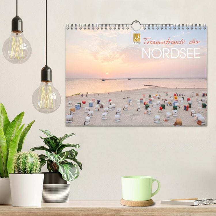 Produktbild: Traumstr&auml;nde der Nordsee (Wandkalender 2026 DIN A4 quer), CALVENDO Monatskalender