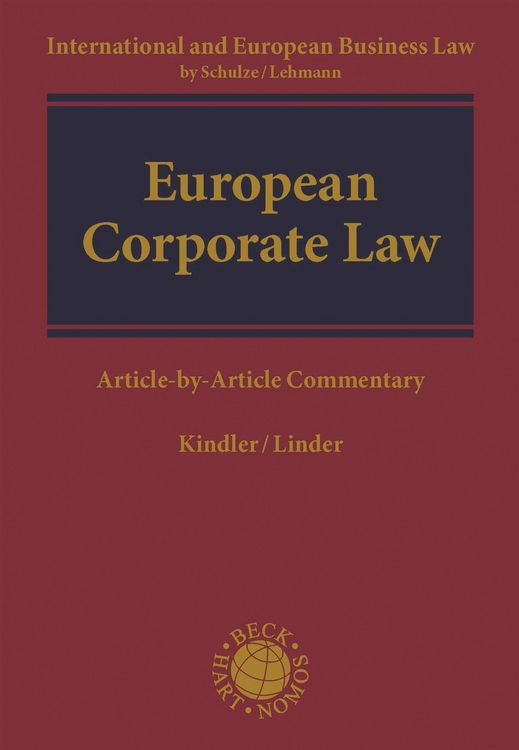 Produktbild: European Corporate Law
