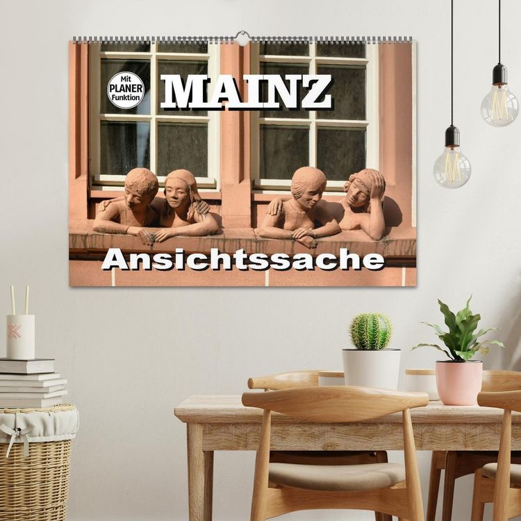 Produktbild: Mainz - Ansichtssache (Wandkalender 2026 DIN A2 quer), CALVENDO Monatskalender
