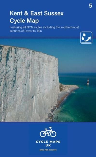 Produktbild: Kent Cycle Map featuring The High Weald and Kent Downs
