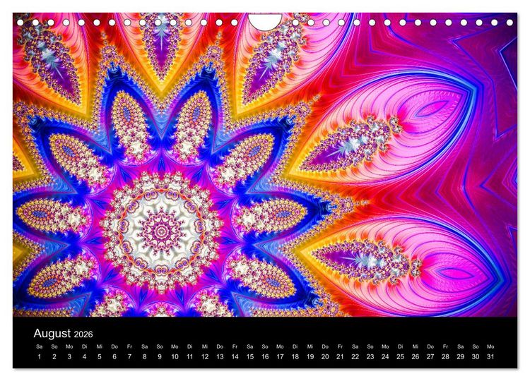 Produktbild: mandala-art (Wandkalender 2026 DIN A4 quer), CALVENDO Monatskalender