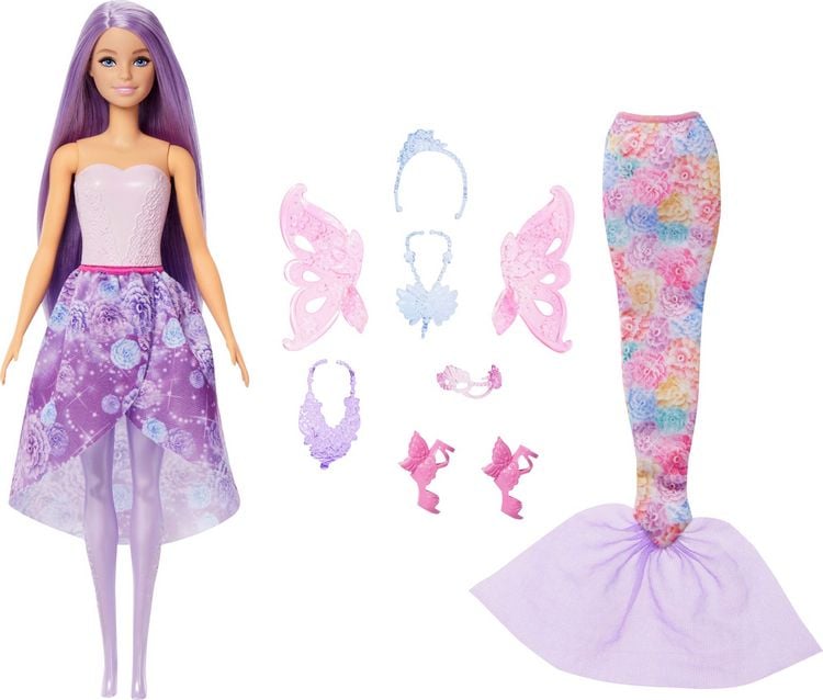 Produktbild: Barbie 3-in-1 Fantasy Puppe