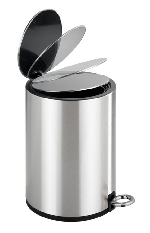 Produktbild: Kosmetik Treteimer Mod. Monza Edelstahl gl&auml;nzend, mit Absenkautomatik