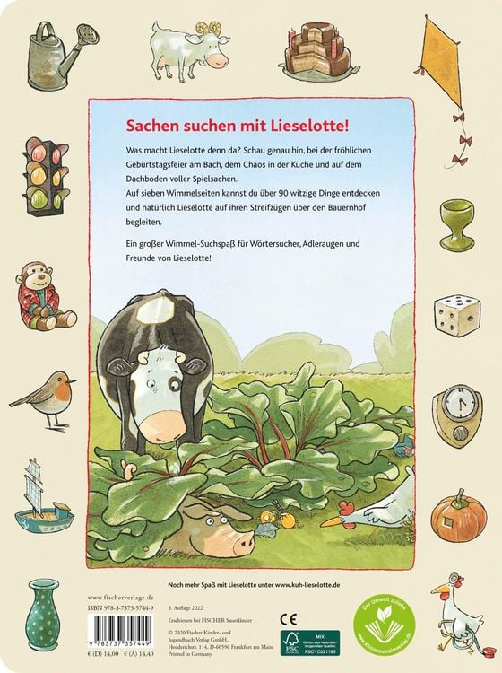 Produktbild: Was sucht Lieselotte? Das gro&szlig;e Such-und-Finde-Wimmelbuch