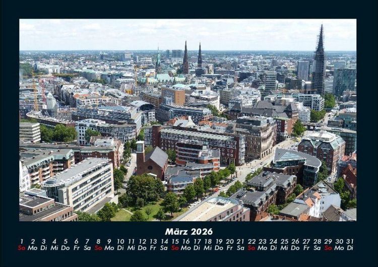 Produktbild: Hamburg 2026 Fotokalender DIN A4