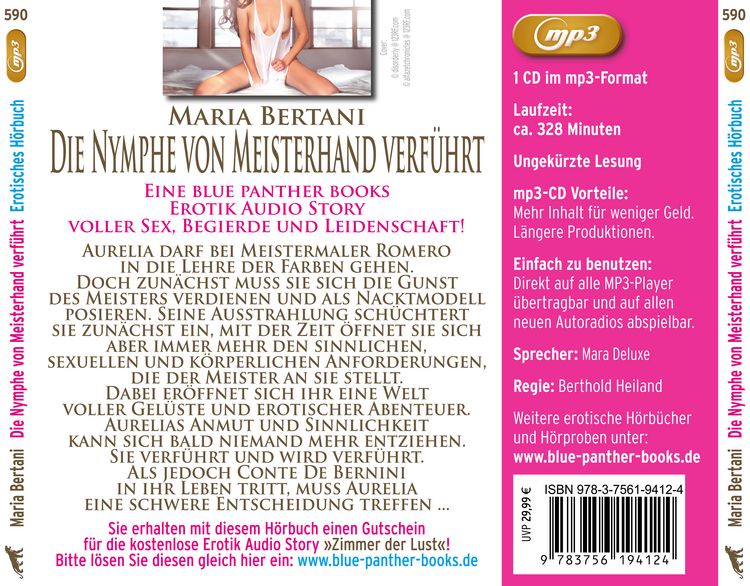 Produktbild: Die Nymphe von Meisterhand verführt | Historische Erotik Audio Story | Historisches Erotisches Hörbuch MP3CD