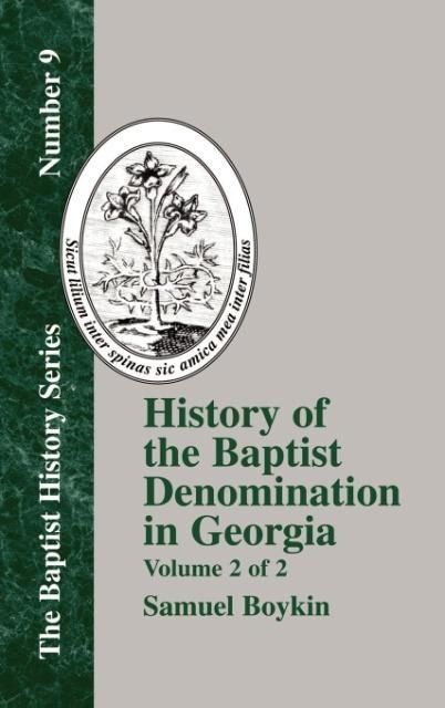 Produktbild: History of the Baptist Denomination in Georgia - Vol. 2