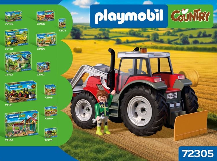 Produktbild: Gro&szlig;er Traktor mit Heuballen