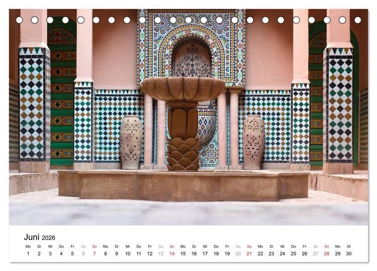 Produktbild: M&auml;rchenhaftes Marokko (Tischkalender 2026 DIN A5 quer), CALVENDO Monatskalender