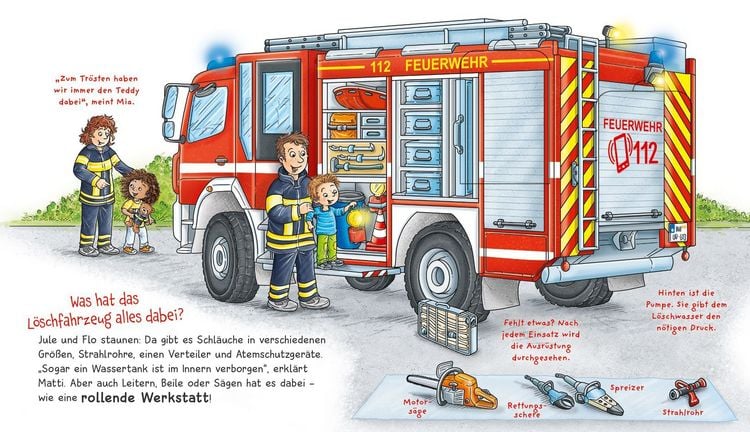 Produktbild: WAS IST WAS Meine Welt Band 12 Tat&uuml;tata, die Feuerwehr!