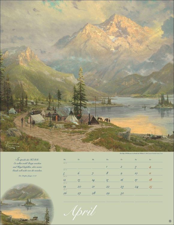 Produktbild: Thomas Kinkade: Land im Licht Kalender 2027