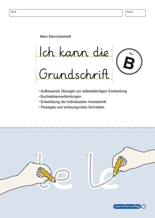 Produktbild: Ich kann die Grundschrift Teil B - &Uuml;bungsheft