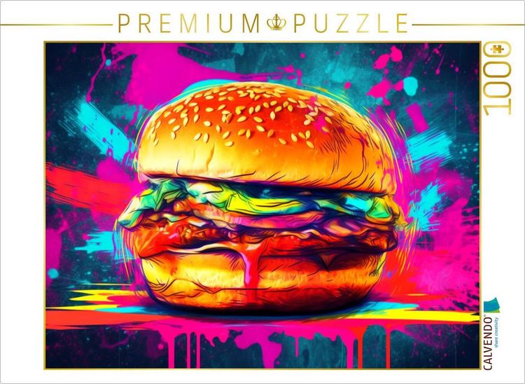 Produktbild: CALVENDO Puzzle Hamburger | 1000 Teile Lege-Gr&ouml;&szlig;e 64x48cm Foto-Puzzle f&uuml;r gl&uuml;ckliche Stunden