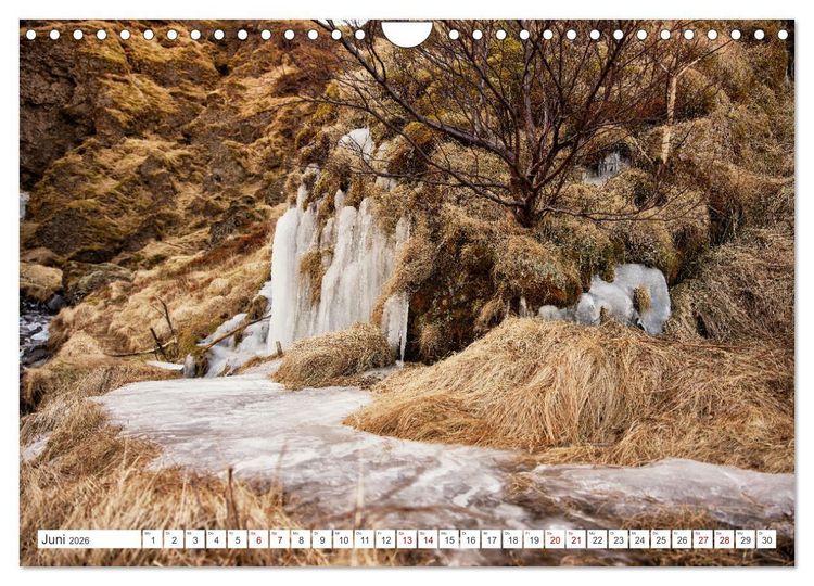 Produktbild: Island - faszinierende Landschaften im S&uuml;den (Wandkalender 2026 DIN A4 quer), CALVENDO Monatskalender
