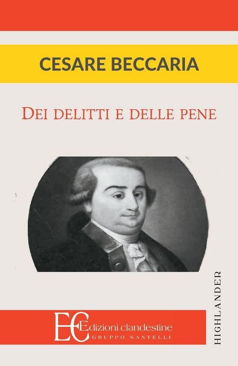 Produktbild: Dei Delitti E Delle Pene