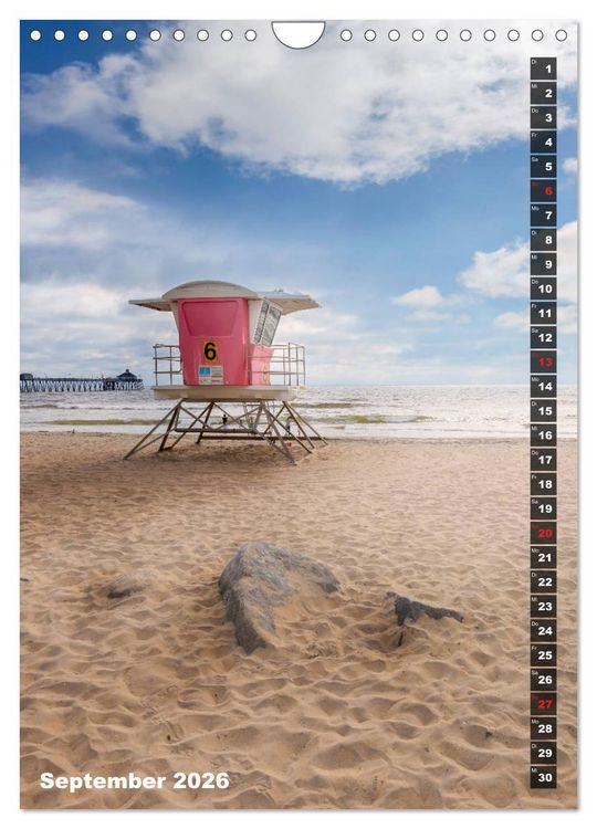 Produktbild: SAN DIEGO K&uuml;stenmetropole mit Flair (Wandkalender 2026 DIN A4 hoch), CALVENDO Monatskalender