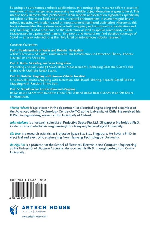 Produktbild: ROBOTIC NAVIGATION MAPPING WITH RADAR HB