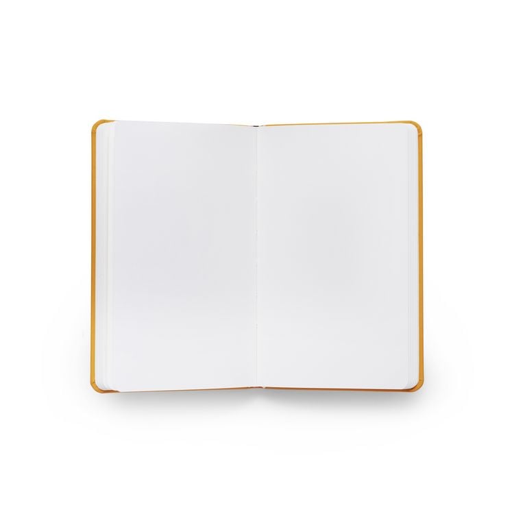 Produktbild: Notizbuch A6 Hardcover Blanko Mandarin Orange