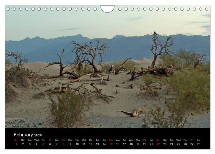 Produktbild: Death Valley California (Wall Calendar 2026 DIN A4 landscape), CALVENDO 12 Month Wall Calendar