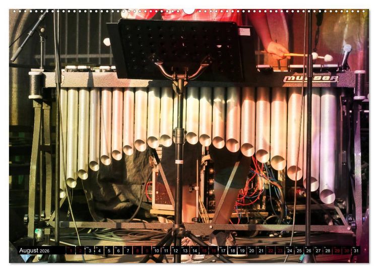 Produktbild: Percussion - Rhythmus im Blut (Wandkalender 2026 DIN A2 quer), CALVENDO Monatskalender