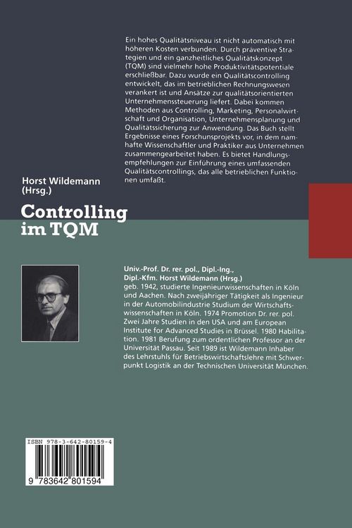 Produktbild: Controlling im TQM