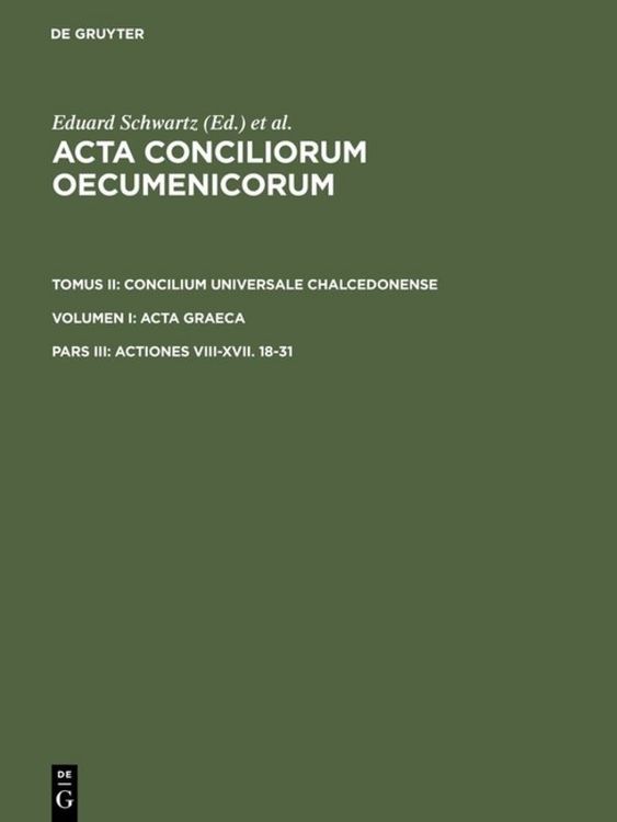 Produktbild: Actiones VIII-XVII. 18-31